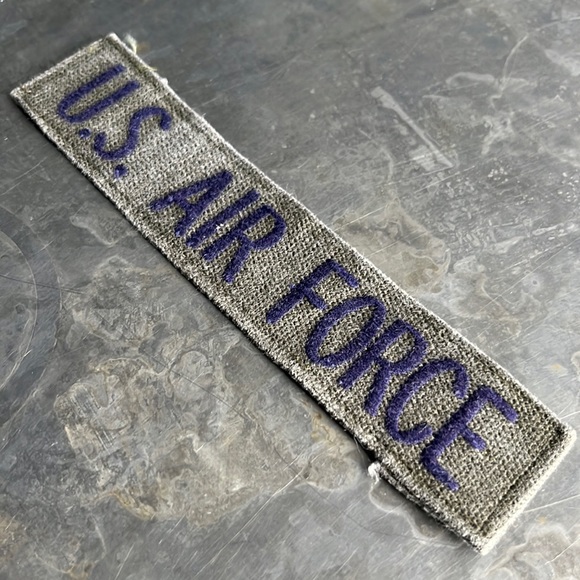 U.S. AIR FORCE embroidered tape patch - vintage - Picture 5 of 10